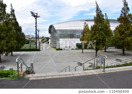 Hiratsuka Sunlife Arena in Bairi Fureai Park, Hiratsuka City Hiratsuka Sunlife Arena in Bairi Fureai Park, Hiratsuka City 110498409