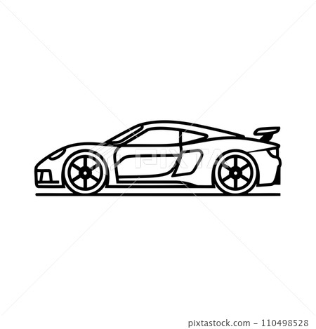 Sport Car Logo Vector Illustration Sport Car Logo Vector Illustration 110498528