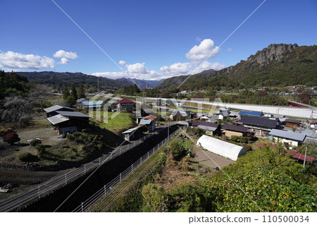 View of Mt. Iwahashi from near Tanaka Bridge on the road to Haruna, Higashiazuma Town, October 31, 2023 View of Mt. Iwahashi from near Tanaka Bridge on the road to Haruna, Higashiazuma Town, October 31, 2023 110500034