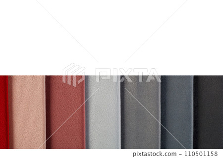 Different samples of velvet fabric Different samples of velvet fabric 110501158