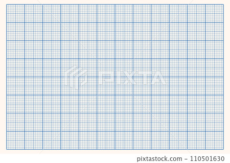 Millimeter graph paper grid. Abstract squared background. Geometric pattern for school, technical engineering line scale measurement. Lined blank for education isolated on transparent background 110501630