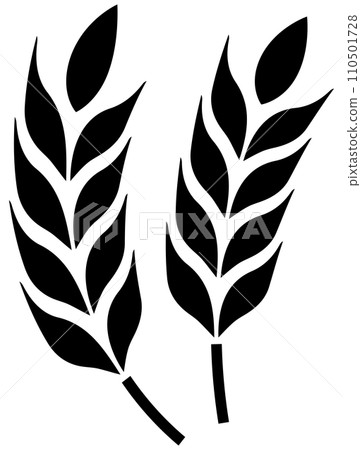 Wheat icon black Wheat icon black 110501728