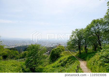 新潟縣上越市_春日山城_三之丸遺址附近的風景3_2023_4月 新潟縣上越市_春日山城_三之丸遺址附近的風景3_2023_4月 110503006