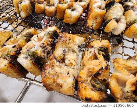 Korean food. Charcoal grilled eel Korean food. Charcoal grilled eel 110503666