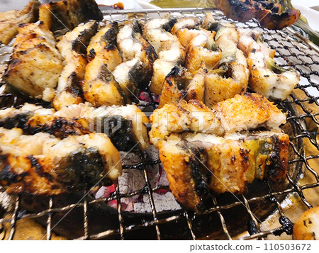 Korean food. Charcoal grilled eel 110503672