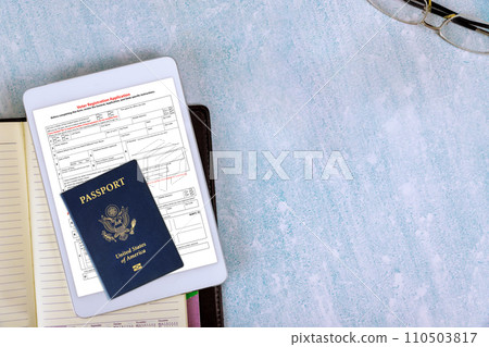 US Voter Registration Application Election is available only to American citizens with US passport 110503817