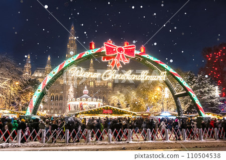 維也納市政廳廣場聖誕市場 110504538
