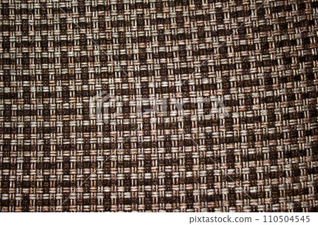 Texture of fabric with oblique stripes - natural material 110504545