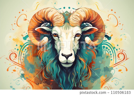 Sheep background for Eid aldha mubarak design 110506183