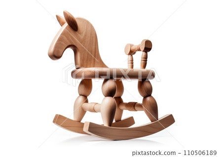 Wooden rocking horse, children's toy 110506189