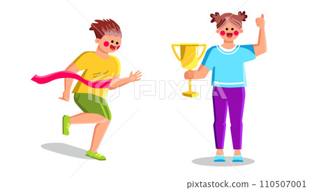 winner kid vector winner kid vector 110507001