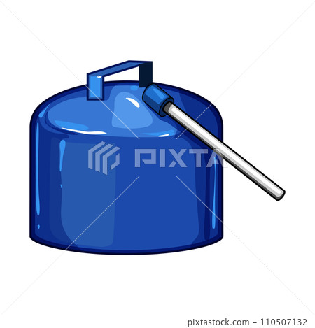 gas fuel can metal cartoon vector illustration 110507132
