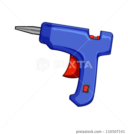 hot glue gun cartoon vector illustration 110507141