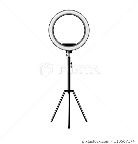 glow light ring cartoon vector illustration glow light ring cartoon vector illustration 110507174