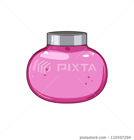 memorial urn ashes cartoon vector illustration 110507294