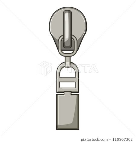 accessories zipper puller cartoon vector illustration accessories zipper puller cartoon vector illustration 110507302