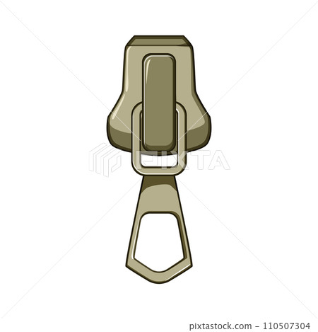 fashion zipper puller cartoon vector illustration fashion zipper puller cartoon vector illustration 110507304