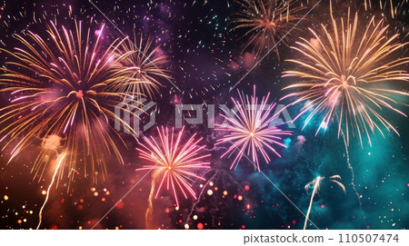 Fireworks Finale Over Blooms Fireworks Finale Over Blooms 110507474