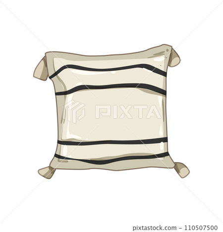 furniture boho pillow cartoon vector illustration 110507500