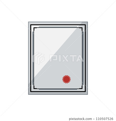 document certificate cartoon vector illustration document certificate cartoon vector illustration 110507526