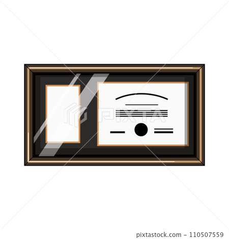 document diploma cartoon vector illustration 110507559