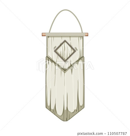 vintage macrame wall hanging cartoon vector illustration vintage macrame wall hanging cartoon vector illustration 110507787
