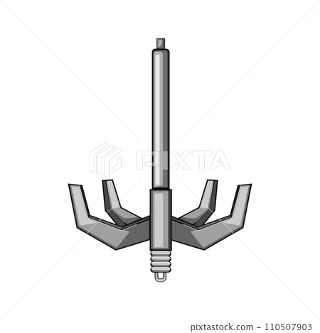 ocean boat anchor cartoon vector illustration 110507903