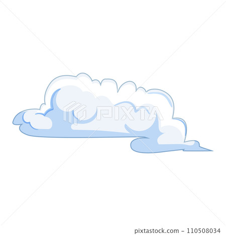 sky cloud cartoon vector illustration 110508034