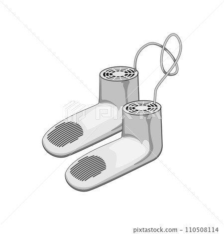 heat shoe dryer electric cartoon vector illustration 110508114