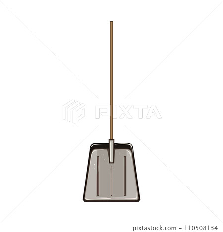 cold snow shovel cartoon vector illustration cold snow shovel cartoon vector illustration 110508134
