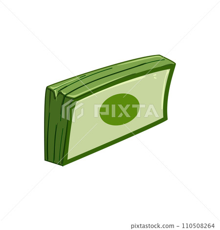 rich cash stack cartoon vector illustration 110508264