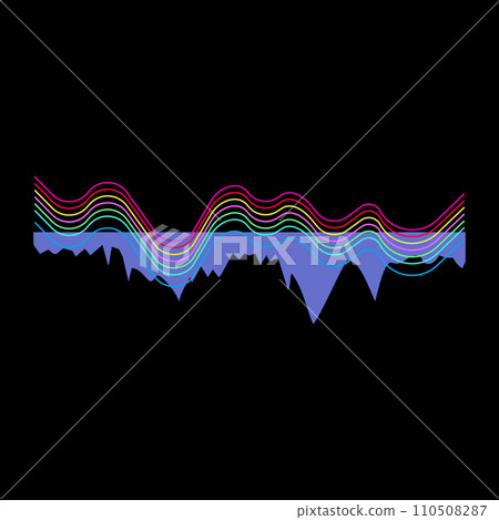 voice equalizer music cartoon vector illustration voice equalizer music cartoon vector illustration 110508287