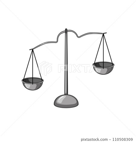 court balance scale cartoon vector illustration court balance scale cartoon vector illustration 110508309