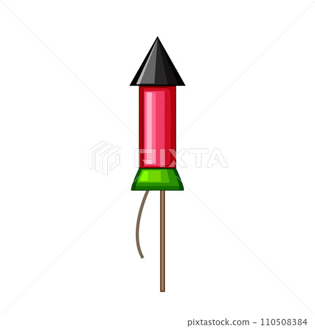 fire firework rocket cartoon vector illustration fire firework rocket cartoon vector illustration 110508384