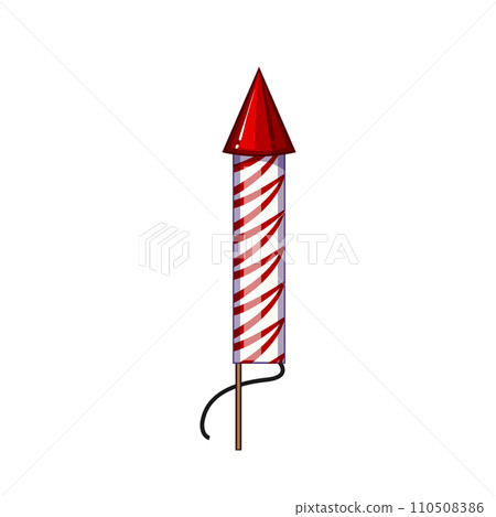 party firework rocket cartoon vector illustration party firework rocket cartoon vector illustration 110508386