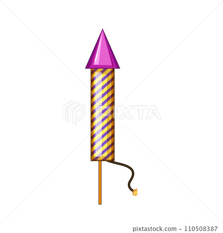 explosion firework rocket cartoon vector illustration explosion firework rocket cartoon vector illustration 110508387