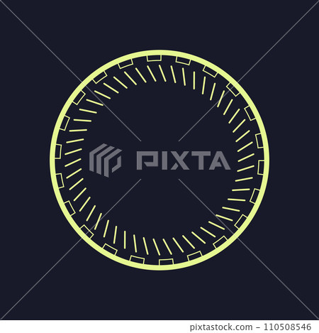 space hud round frame cartoon vector illustration space hud round frame cartoon vector illustration 110508546