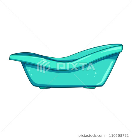 infant toddler bathtub cartoon vector illustration 110508721