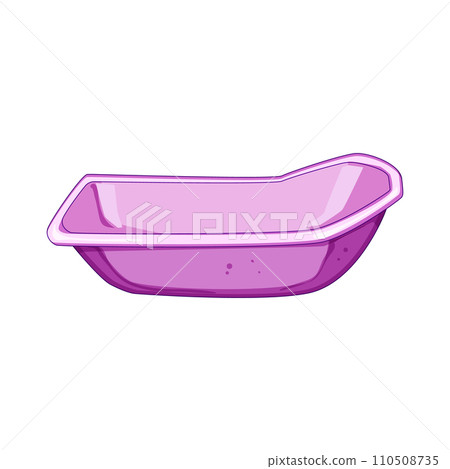 caucasian toddler bathtub cartoon vector illustration caucasian toddler bathtub cartoon vector illustration 110508735