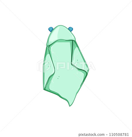 shower towel baby cartoon vector illustration shower towel baby cartoon vector illustration 110508781