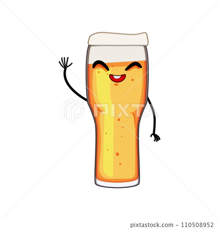 brewery beer mug character cartoon vector illustration 110508952