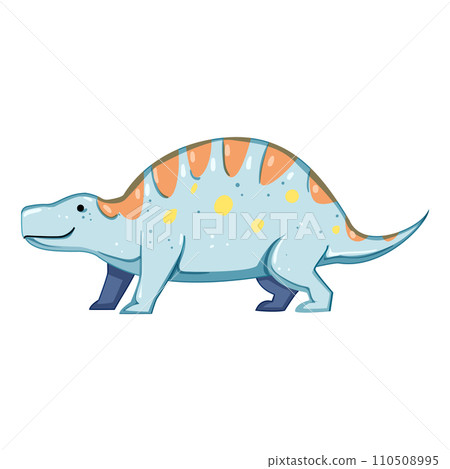 tyrannosaurus dinosaur character cartoon vector illustration 110508995