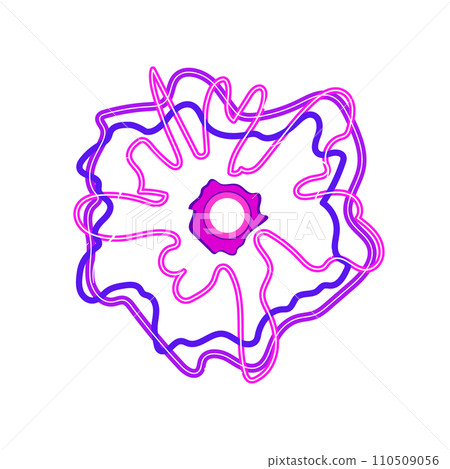 magic electric orb cartoon vector illustration 110509056