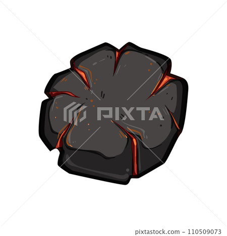 light fire ball cartoon vector illustration 110509073