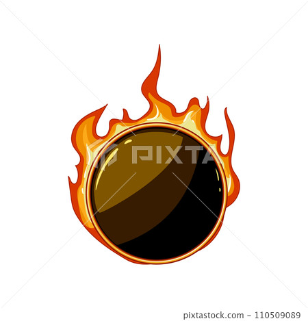 play fire game button cartoon vector illustration 110509089