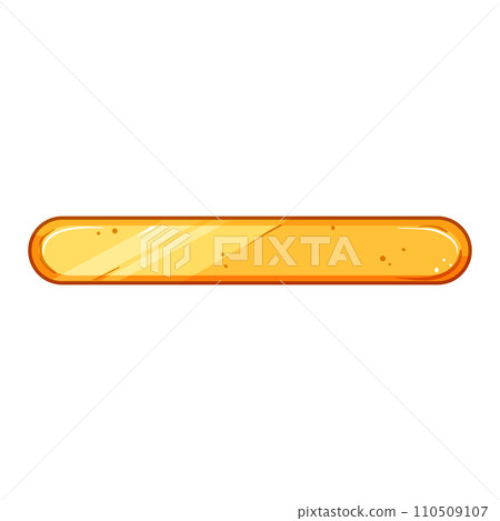 bar gold game button cartoon vector illustration 110509107