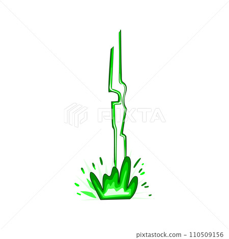 bolt lightning effect cartoon vector illustration 110509156