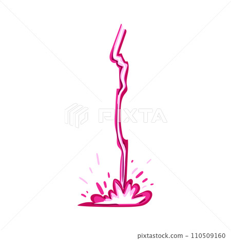 spark lightning effect cartoon vector illustration spark lightning effect cartoon vector illustration 110509160