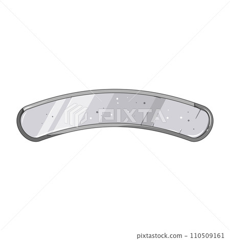 ui metal game button cartoon vector illustration ui metal game button cartoon vector illustration 110509161