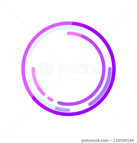 indicator progress bar round cartoon vector illustration 110509184
